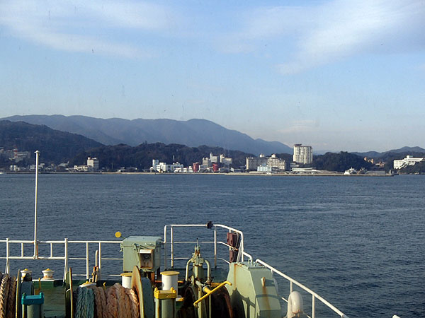 もう直ぐ鳥羽港に到着